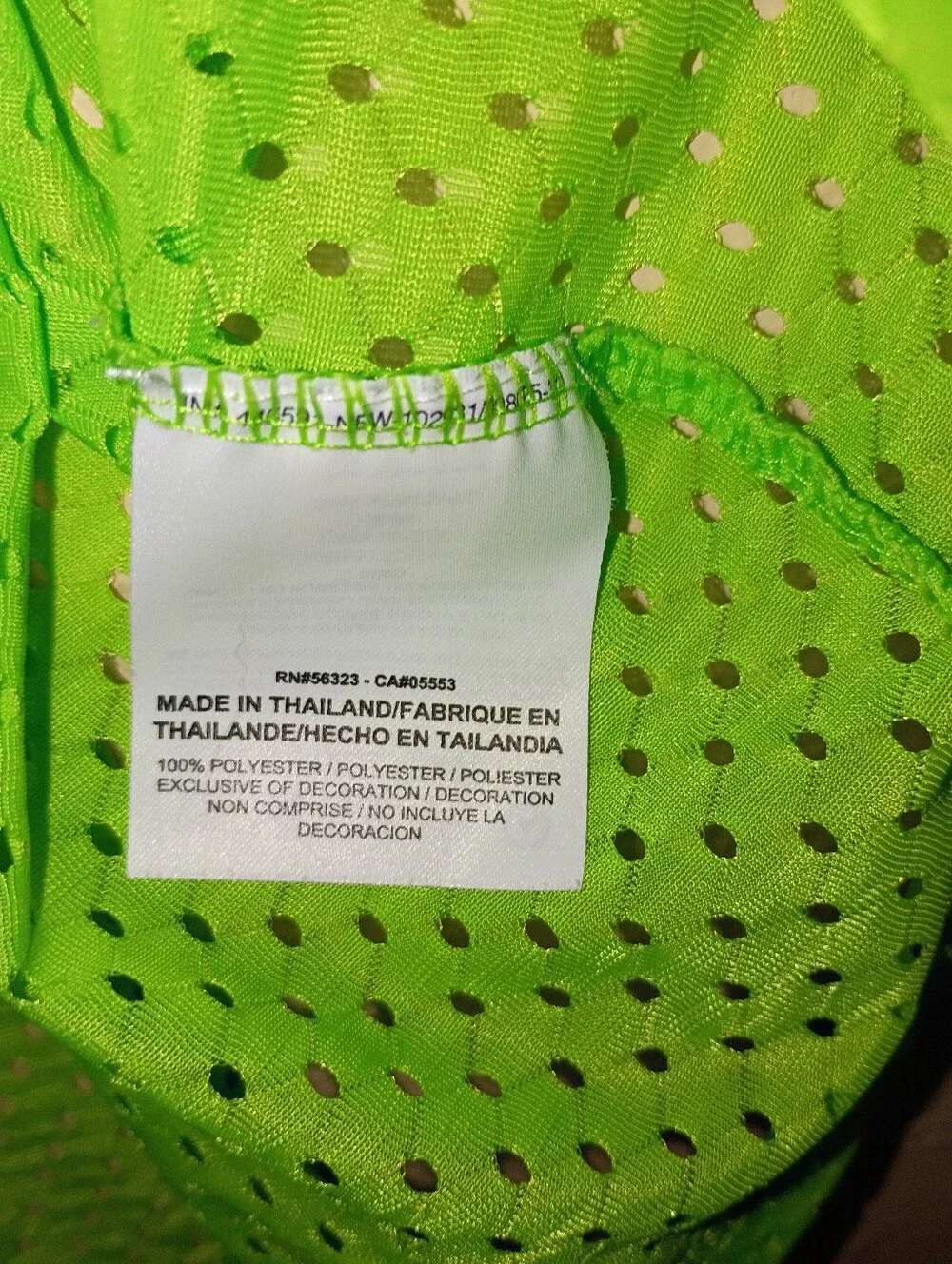 Nike Size S/M Neon Green Mesh Training Tank